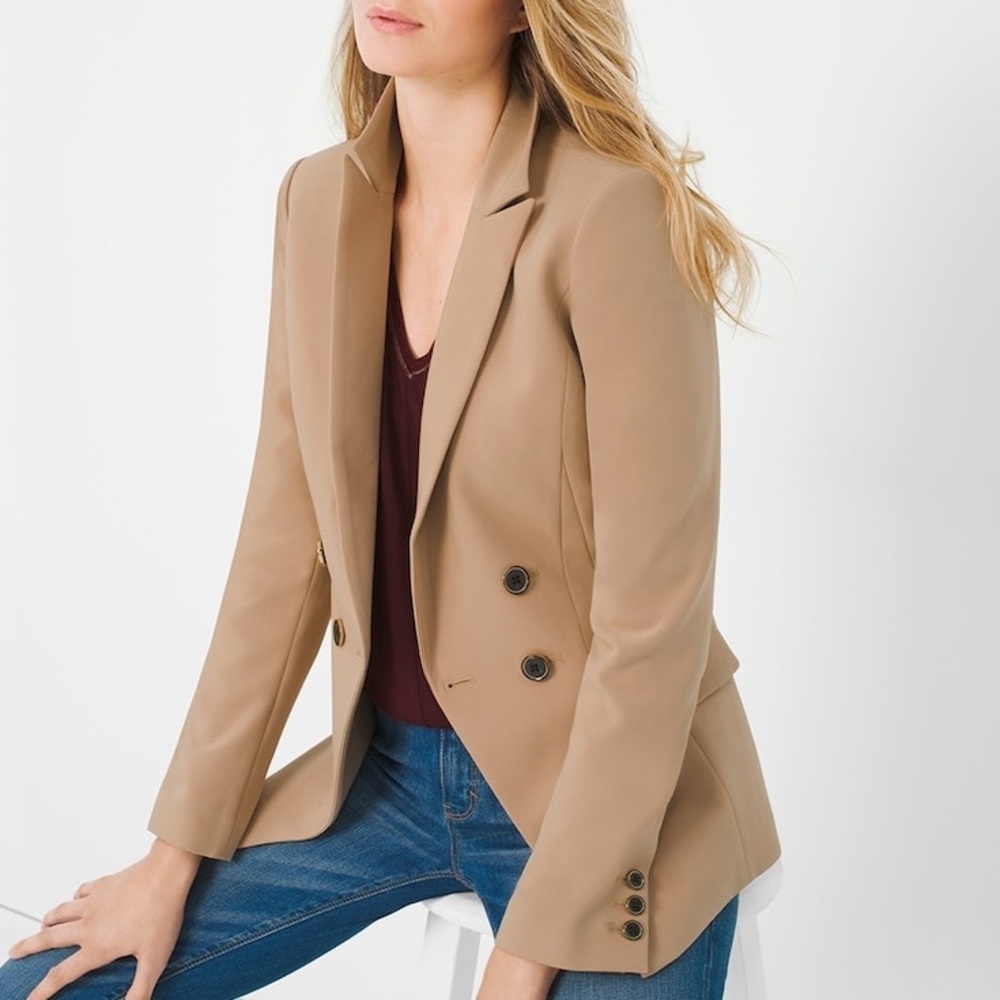 WHBM Trophy Neutral blazer